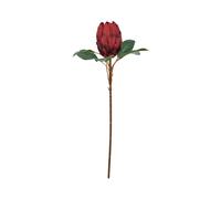 Artificial Protea Silk Flowers with Stem: Lifelike Bouquet for Weddings, Home Decor - 70cm Tall, 13cm Head Size (Maron)