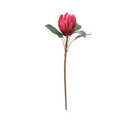 Artificial Protea Silk Flowers with Stem: Lifelike Bouquet for Weddings, Home Decor - 70cm Tall, 13cm Head Size (D.Pink)
