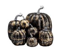 Artificial Pumpkin - Faux Decorative Foam Pumpkins Set - Harvest Halloween Vegetable Decor Indoor Outdoor Bedroom Kitchen Tables Porch Fall Thanksgiving Holidays Home Decor
