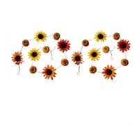 Artificial Pumpkin Vine Garland 200cm Maple Leaf Autumn Home Decor