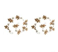 Artificial Pumpkin Vine Garland 2m Autumn Maple Leaf Decor(D)