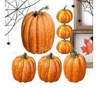 Artificial Pumpkins Seven Decorative Units for Thanksgiving