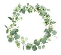 Artificial Rattan Vine 180cm Green Leaf Realistic Look for Home | Made of for durable plastic Suitable for decor in homes shops or weddings Long-lasting without maintenance Size