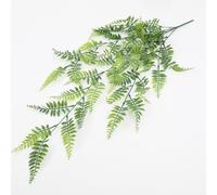 Artificial Rattan Vine Hanging Plant for Vertical Green Wall Decoration Outdoor Patio Balcony Wedding Arch and Interior Design (12#Persian Leaf)