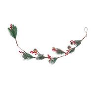 Artificial Red Berries Stems with Pinecones And Pine Needles for Christmas Tree Decoratioin Holiday Flower DIY Crafts (S