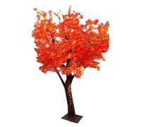Artificial Red Maple Tree - Extra Large Faux Plant for a Commanding and Maintenance-Free Presence(8ft)