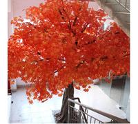 Artificial Red Maple Tree - Large Simulated Tree for Scenic Area Exhibition Hall and Park Hotel Landscaping