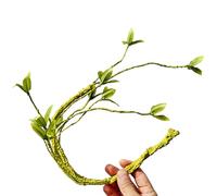 Artificial Reptiles Plant For Climbing Hideouts Terrarium Jungle False Vine Amphibian Habitat Ornaments Reptiles Habitat Accessories