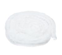Artificial Ribbon for Hanfu Christmas Hat Decoration Trim White 5.5cm | Cut to Size, Fine Texture, Comfortable Hand Feeling, Match Style for Chinese Costume Use
