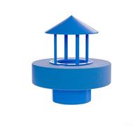 Artificial Rockery Atomizer Humidifier Accessories Sprayer for Indoor Decor - Silent Fog Machine Vaporizer Spa Meditation for Zen Tabletop Waterfall Plastic White 10x10x17cm(Blue A)