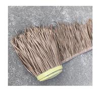 Artificial Roof Thatch Palm Thatch Roll Tiki Bar Grass for Roof Tiki Thatch Roofing Palm Straw Roof Thatch Fake Thatch 50x100cm/19.6" X 39.3" for Palapa Panels Thatch Tile(Yellow a,0.5x15m)