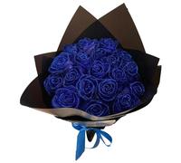 Artificial Rose Bouquet - Forever Rose Bouquet, Romantic Fake Immortal Rose Flowers | Wedding Bouquet, Home Party Decor for Bride