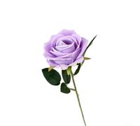 Artificial Rose with Accurate Botanical Representation and Flexible Stem for Bridal Bouquet Assembly Wedding Home Table Hotel Decor (purple)