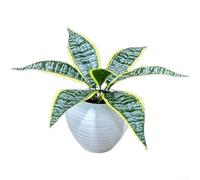 Artificial Sansevieria Plant 36cm Realistic 7-Fork Leaves(F)