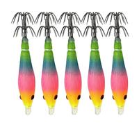 Artificial Sea Baits | 5 Pieces Artificial Glow in the Dark Hooks for Catfish, Sea Bass, Bass, Trout, and Saltwater, Kayak, Boat, Lake and River