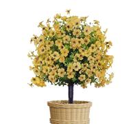 Artificial Shrubs - Realistic Fake Home Decor With Spike, Artificial Eucalyptus And Violet Landscape Decoration, Ártificial Plants For Outdoors, Fake Yard Plants For Courtyards Party Festival Gate