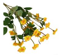 Artificial Silk Bouquet 36cm Handmade Floral Artificial Silk(Yellow)