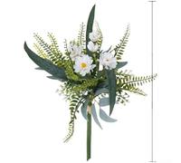 Artificial Silk Chrysanthemum Bouquet Nordic Field Motif for Wall Mounted Display Side Table and Photo Shoot Environment