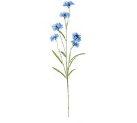 Artificial Silk Cornflower Spray 63cm - Light Blue