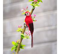 Artificial Simulation Foam Bird Feather Garden Bird Prop Decor (White)