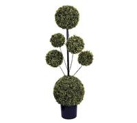 Artificial Six Sphere Boxwood Topiary Tree