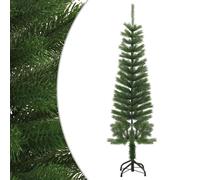 Artificial Slim Christmas Tree Green with Stand 150cm 5ft