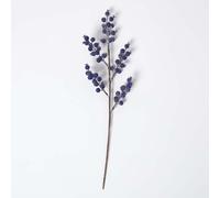 Artificial Small Blueberry Stem, 58 cm