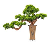 Artificial Small Bonsai Tree Artificial Pine Tree Bonsai Simulation Potted Plant Fake Tree Pot Cedar Bonsai for Living Room Tea Room and Office Desktop Decoration Living Room Fake Plant Greenery Deco