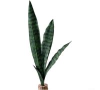 Artificial Snake Plant PVC Fake Greenery Realistic Leaves