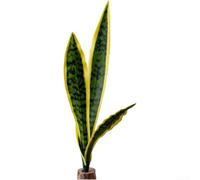 Artificial Snake Plant PVC Fake Greenery Realistic Leaves