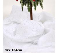 Artificial Snow Blanket, 1 Roll Christmas Scene Decoration Material Soft Fabric Indoor Reusable Winter Holiday Home & Garden Decor