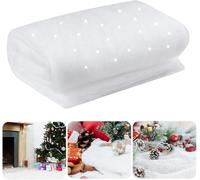 Artificial Snow Blanket - 80 x 240 cm White Artificial Snow Blanket for Christmas, as a Tree Mat and Decoration