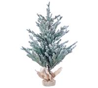 Beliani Artificial Snowy Christmas Tree RINGROSE 90 cm Green, Green