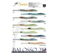 ARTIFICIAL SPINNING SEASPIN BALOSSO 210 F BAIT NEEDLE POPPER GREENHOUSE SEA LURE