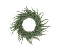 Artificial Spruce Wreath,Plain Christmas Wreath For Front Door, 30CM Artificial Spring Summer Wreath PVC Valentine Wreath For Farmhouse, Wedding, Home(20CM B)