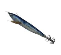 Artificial Squid Baits for Saltwater, 12 cm Glow in the Dark Hooks, with Sound Beads for Sea, for Trout Catfish Fish Sepia Shrimp in Rivers Lakes Ponds and Waters