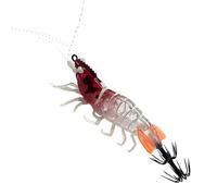 Artificial Squid Baits Glow in the Dark Artificial Shrimp Baits for Outdoor Use in Salt and Sweet Water Rivers Lakes Ponds Holiday Family Night
