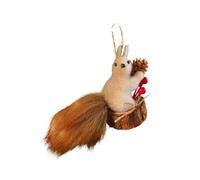 Artificial Squirrel Hanging Ornament Christmas Tree Decoration For Autumns Weddings Christmas Party Indoor And Outdoor Children Room Squirrel Ornament