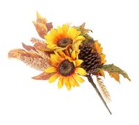 Artificial Stems Thanksgiving Bouquet Leaf Maple Sunflower with Nonwovens