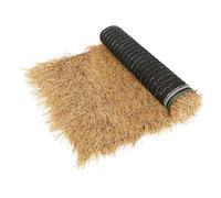 Artificial Straw Roll for Garden & Patio Fencing, Fire-Resistant Synthetic Palm Roof Decoration, 1 x 13 m, Outdoor, Eco-Friendly Landscaping Solution