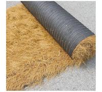 Artificial Straw Thatch Roof Fireproof Mexican Synthetic Grass Tile Thatch Roofing Roll Tiki Bar Hut Gazebo Decorations for Garden, Tropical Party, Fence , DIY Cra(Size:1*10m(3.2*32ft),Color:Yellow)