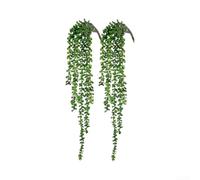 Artificial String of Pearls Plant 70cm Hanging Vine 2pcs
