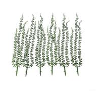 Artificial Succulent Hanging Plants 6 Pieces, Realistic Plastic Greenery Vines for Indoor Outdoor Decoration Suitable for Various Room Settings