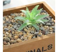 Artificial Succulent Plants PVC PE Fake Lotus Floral Décor, Flocked Design for Home, Office, Garden, DIY Arrangement