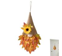 Artificial Sunflowers, Summer Wreaths for Front Door Autumn With Artificial Maple Leaf Sunflower Autumn Decoration Summer Door Wreaths Outdoor Sunflower Door Wreath, for Hanging Autumn Decoration