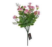 Artificial Sweet Pea Flower Bush x 32cm - Pink