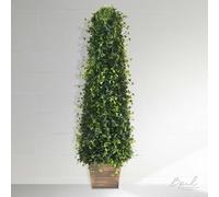 Artificial Sweet Potato Topiary Pyramid Cone Tree Boxwood Plant High for Home, Office and Garden Indoors Outdoor (120cm) (1)