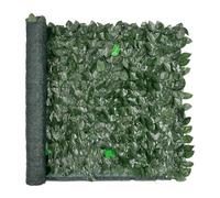 Artificial Synthetic Hedge Privacy Screen Leaf Fence Green Plastic