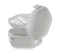 Artificial Teeth Container, Bath Case for Prostheses - Leak-proof Storage Box for Braces, Mouth Guard Case - Three-Layer Travel Holder, Portable Cleaning Container for Mouth Guard, Pr