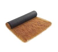Artificial Thatch 10M/20M Palm Thatch Simulation Plastic PE Plastic Fake Straw Fireproof Flame Retardant Fake Grass Tile for Outdoor Roof Pavilion Tiki Bar Home Decoration(Size:0.5*20m(1.6*65.6ft))